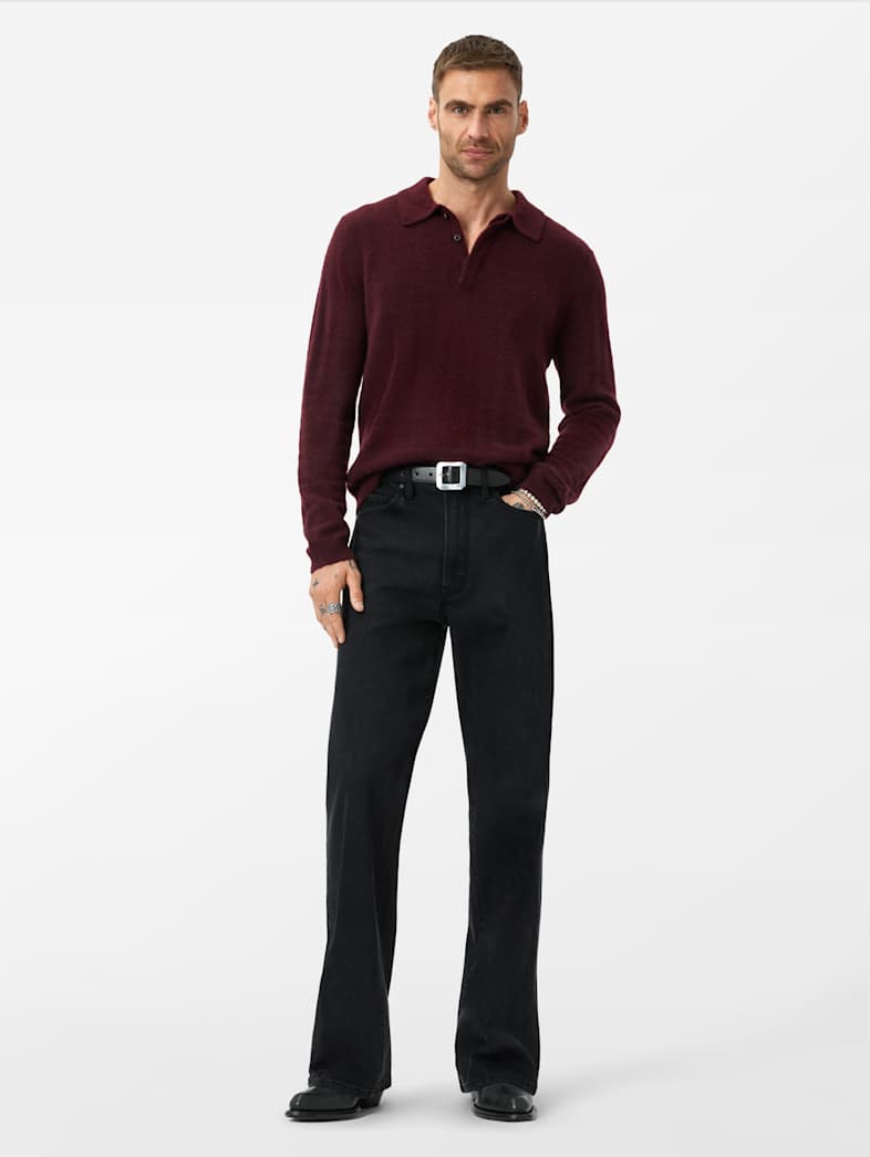 john Varvatos MACRA POLO Clothing Tops Sweaters MACRA POLO Merlot