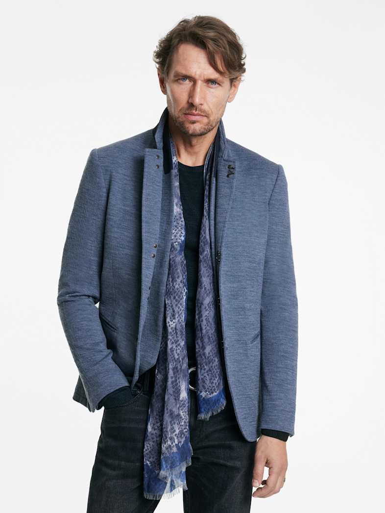 John Varvatos MADISON JACKET Outlet Outlet Leather & Outerwear MADISON JACKET POWDER BLUE