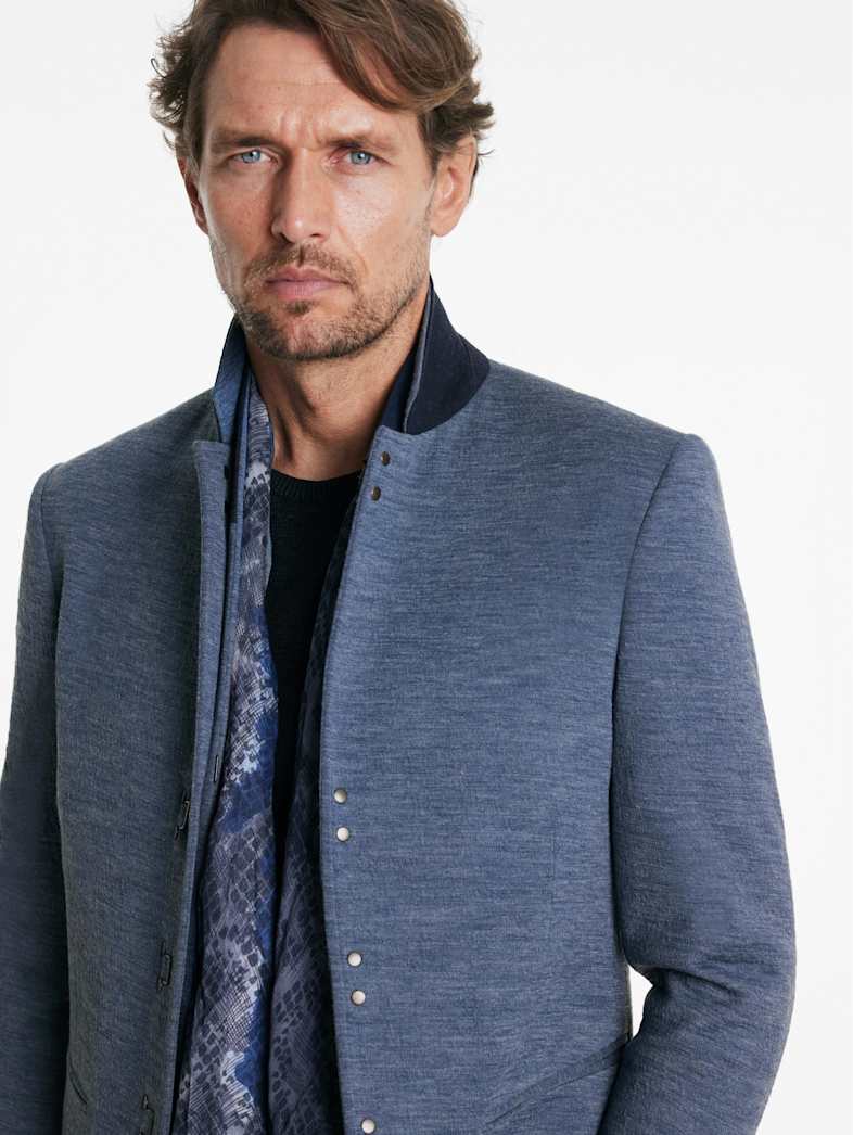 John Varvatos MADISON JACKET Outlet Outlet Leather & Outerwear MADISON JACKET POWDER BLUE