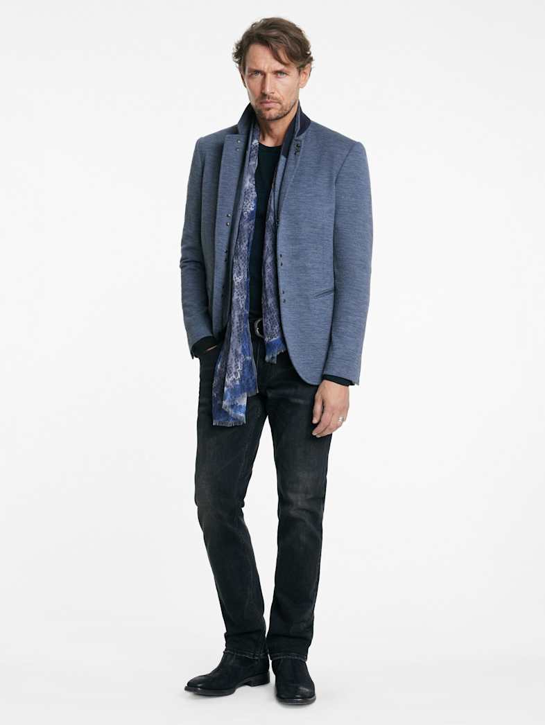 John Varvatos MADISON JACKET Outlet Outlet Leather & Outerwear MADISON JACKET POWDER BLUE