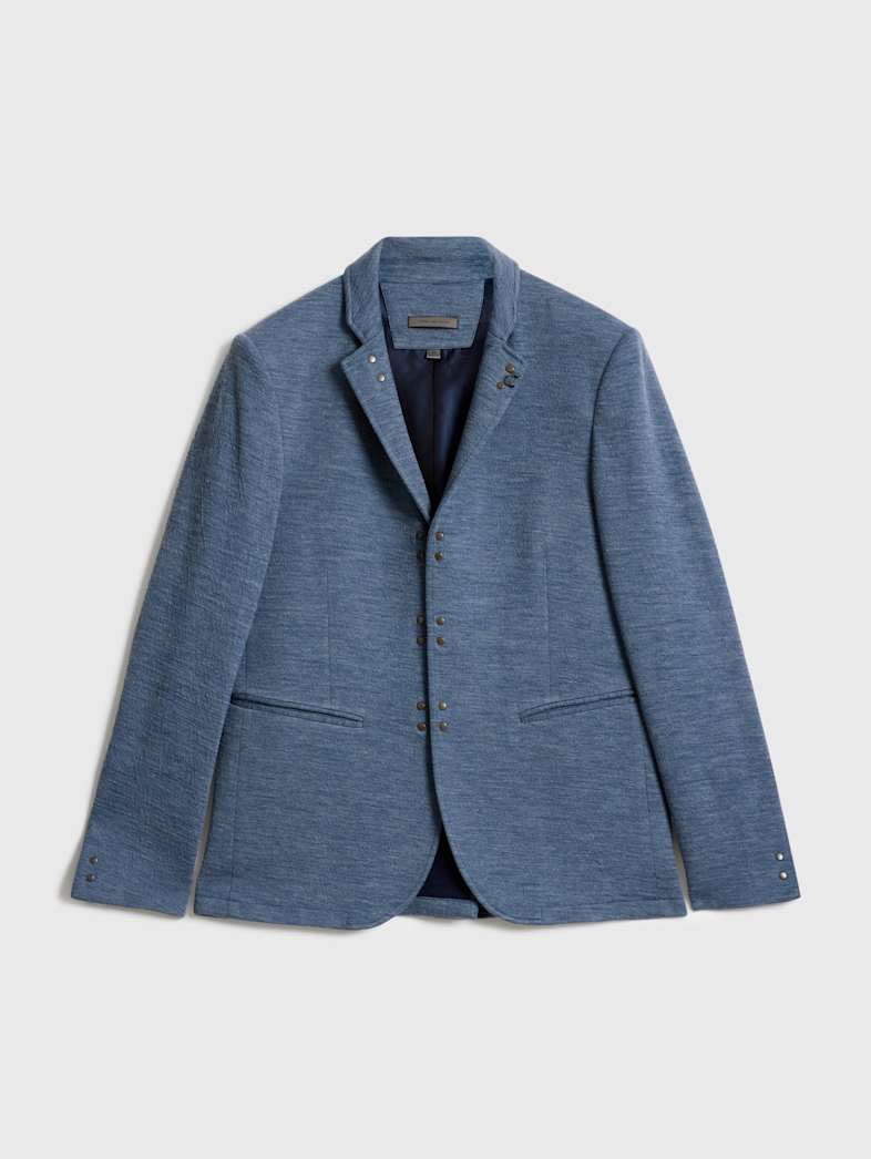 John Varvatos MADISON JACKET Outlet Outlet Leather & Outerwear MADISON JACKET POWDER BLUE