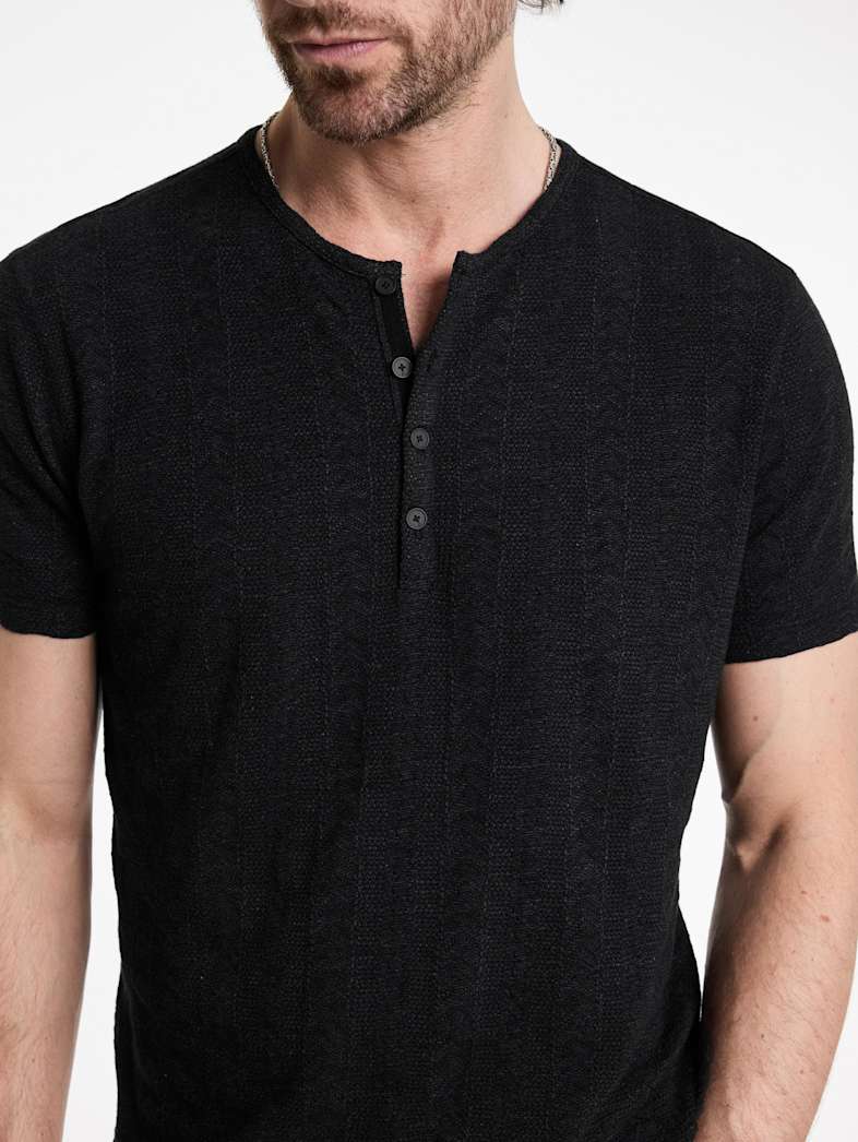 John Varvatos MADOC HENLEY Outlet MADOC HENLEY BLACK