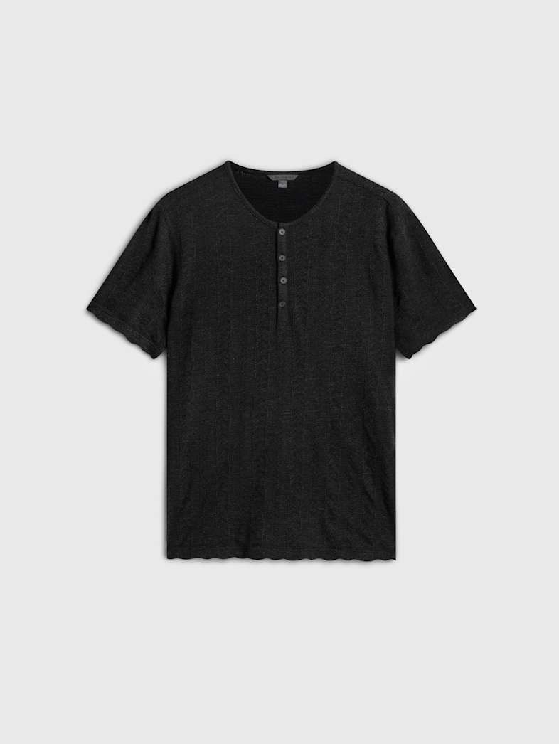john varvatos MADOC HENLEY Outlet MADOC HENLEY BLACK