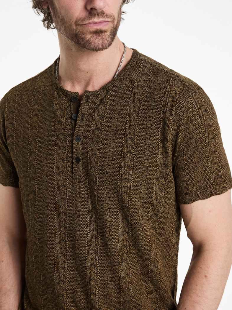 John Varvatos MADOC HENLEY Outlet MADOC HENLEY CHOCOLATE