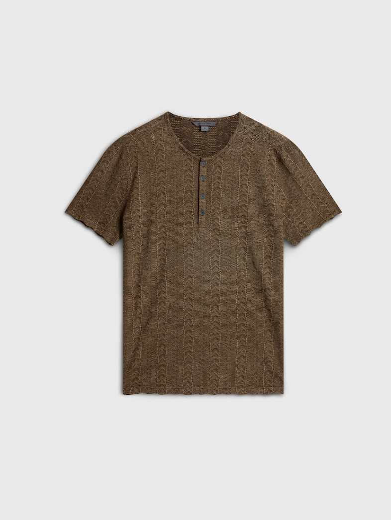 John Varvatos MADOC HENLEY Outlet MADOC HENLEY CHOCOLATE