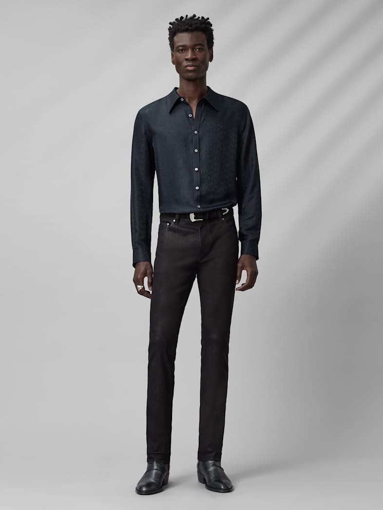 John Varvatos MARTIN SHIRT Clothing Tops Shirts MARTIN SHIRT BLACK