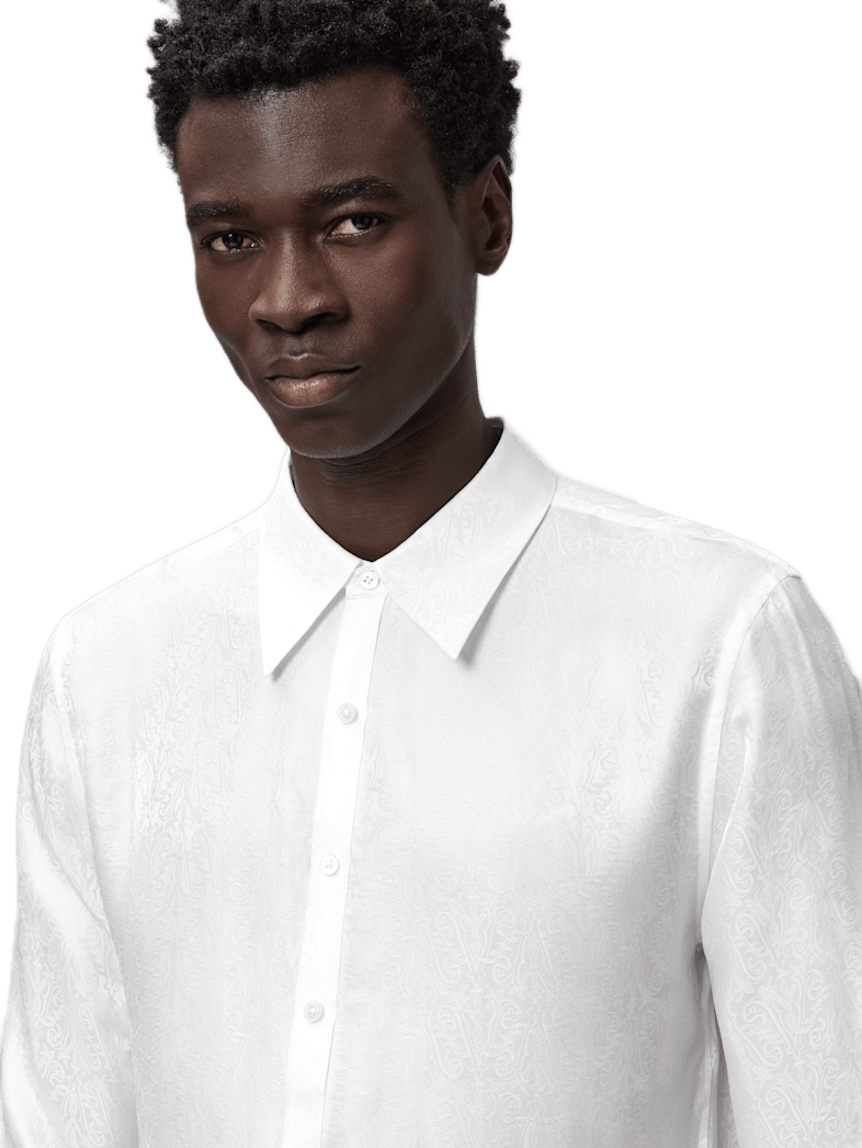 John Varvatos MARTIN SHIRT Clothing Tops Shirts MARTIN SHIRT WHITE