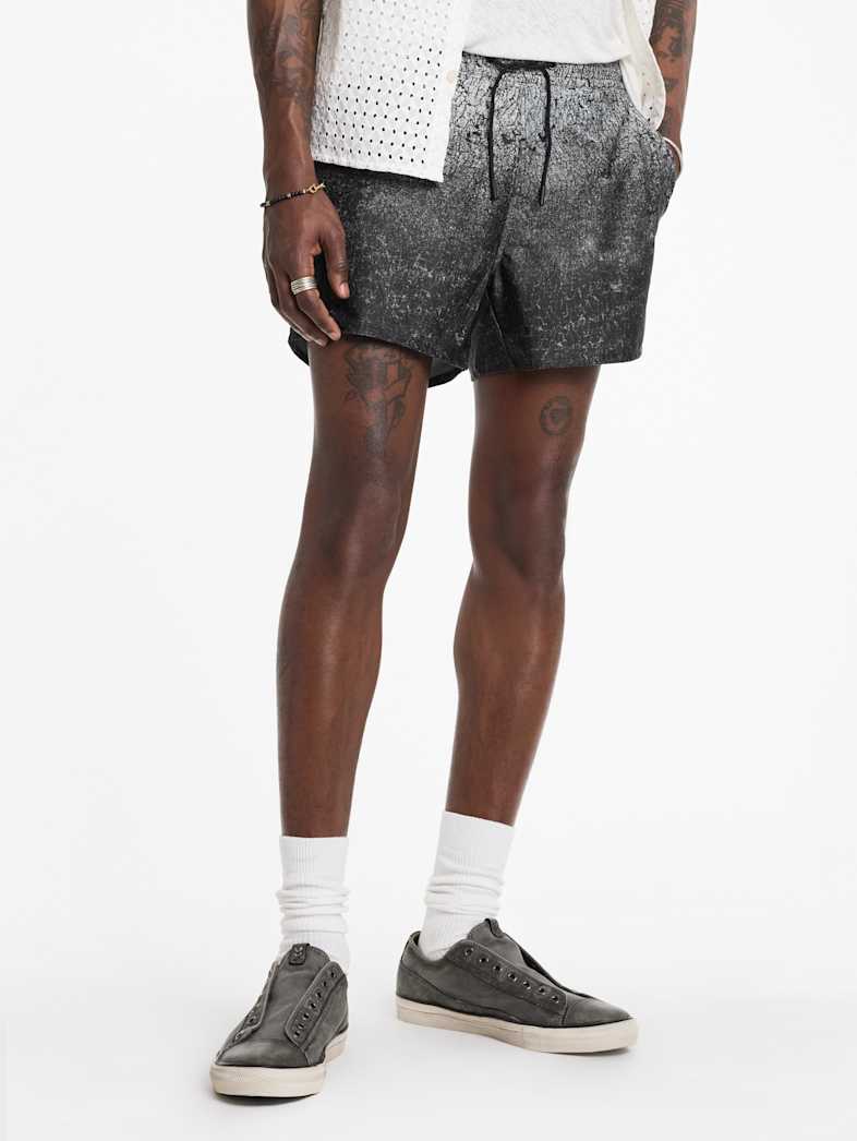 John Varvatos MAUI SWIM SHORT Outlet Outlet Jeans & Pants MAUI SWIM SHORT DK STEEL HTR