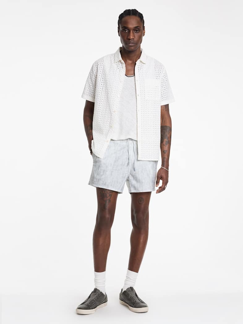John Varvatos MAUI SWIM SHORTS Outlet Outlet Jeans & Pants MAUI SWIM SHORTS PAVEMENT
