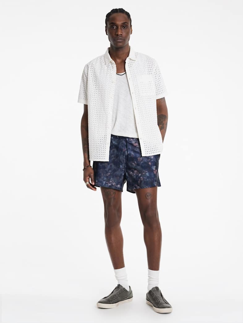 John Varvatos MAUI SWIM SHORTS Outlet Outlet Jeans & Pants MAUI SWIM SHORTS DEEP BLUE
