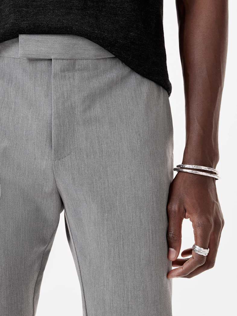 John Varvatos MERCER PANT Clothing Bottoms Dress Pants MERCER PANT GREY HTHR