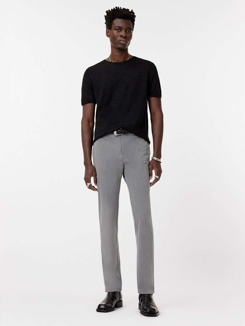 John Varvatos MERCER PANT Clothing Bottoms Dress Pants MERCER PANT GREY HTHR