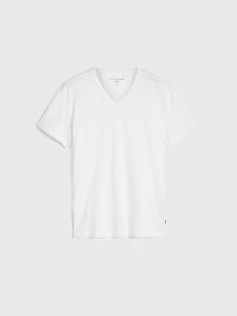 john varvatos MILES V-NECK Clothing Featured JV ESSENTIALS MILES V NECK SALT