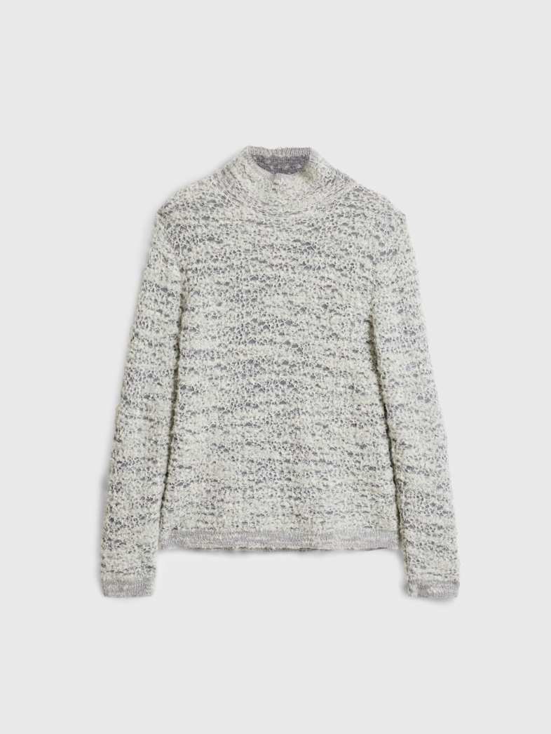 john varvatos MONTELLO MOCK NECK Outlet Outlet Tops MONTELLO MOCK NECK CHARCOAL/TURTLE DOVE