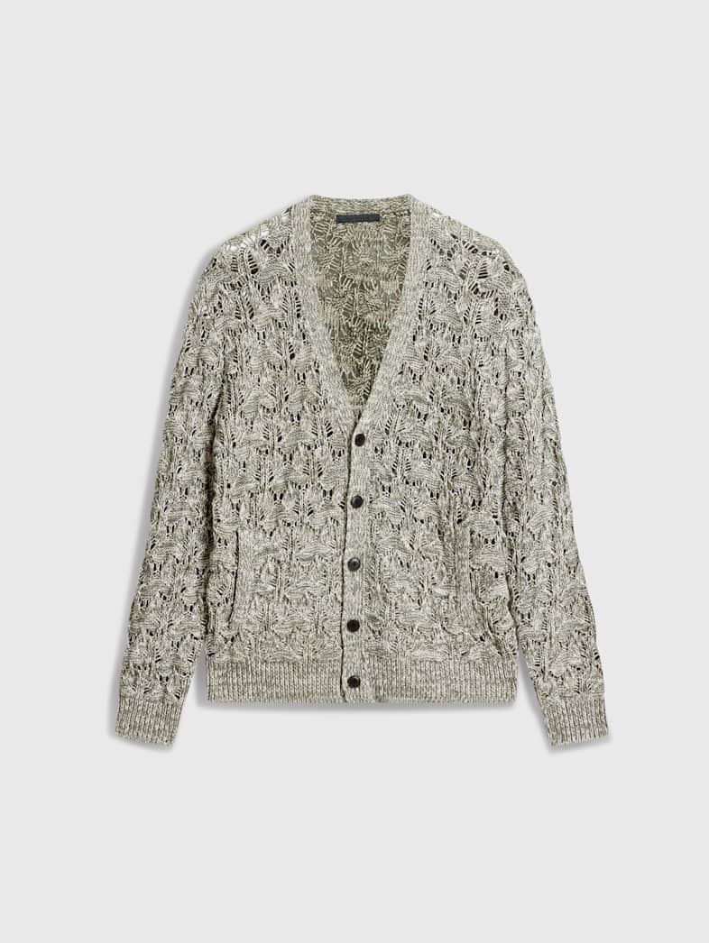 john varvatos MOTHE CARDIGAN Outlet Outlet Tops MOTHE CARDIGAN DEEP OLIVE