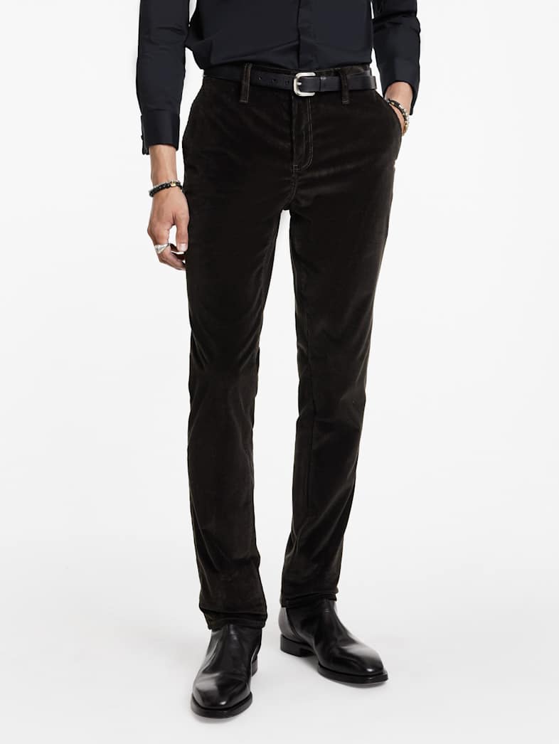 John Varvatos MOTOR CITY PANTS Outlet Outlet Jeans & Pants MOTOR CITY PANTS CHOCOLATE