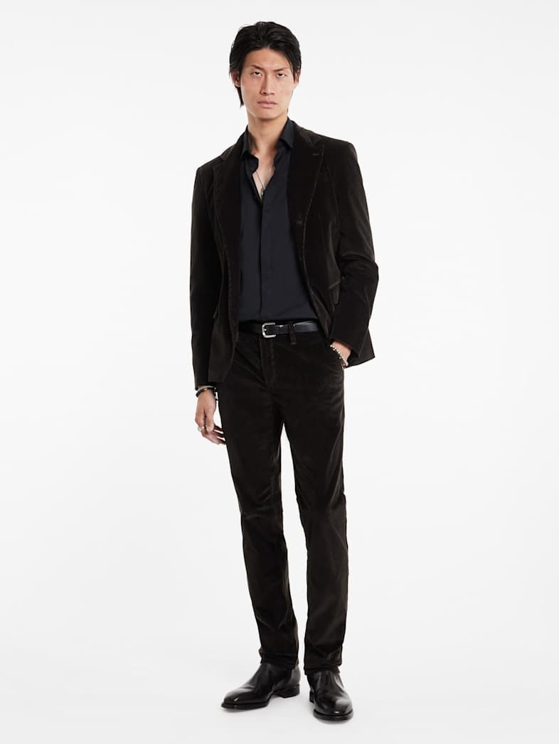 John Varvatos MOTOR CITY PANTS Outlet Outlet Jeans & Pants MOTOR CITY PANTS CHOCOLATE