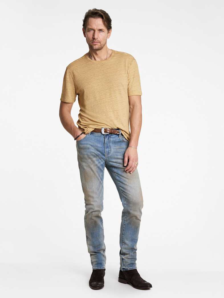 John Varvatos MOTT CREW Outlet Outlet Tops MOTT CREW LIGHT KHAKI