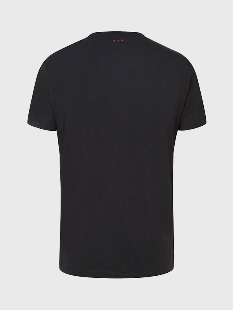 John Varvatos MULTI PEACE HAND TEE Clothing Featured JV ESSENTIALS MULTI PEACE HAND TEE BLACK