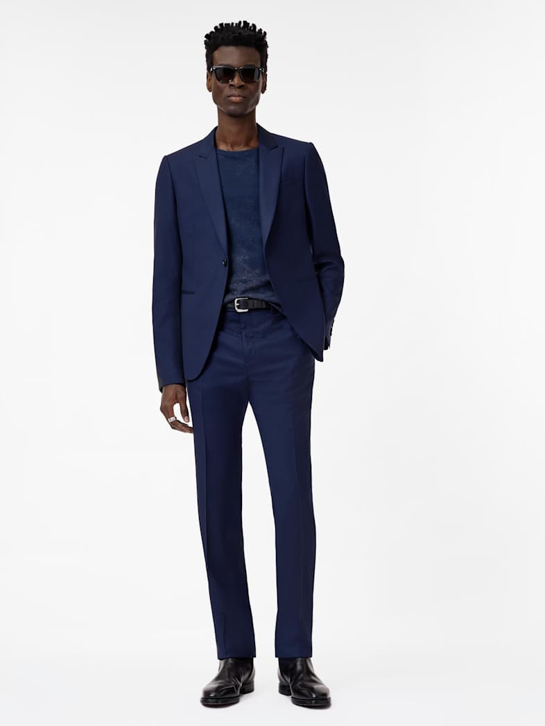 John Varvatos NINO JACKET Clothing Tops Suit Jackets NINO JACKET NAVY