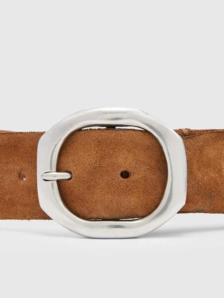 John Varvatos NOVA SUEDE BELT Outlet Outlet Shoes & Accessories NOVA SUEDE BELT GINGER