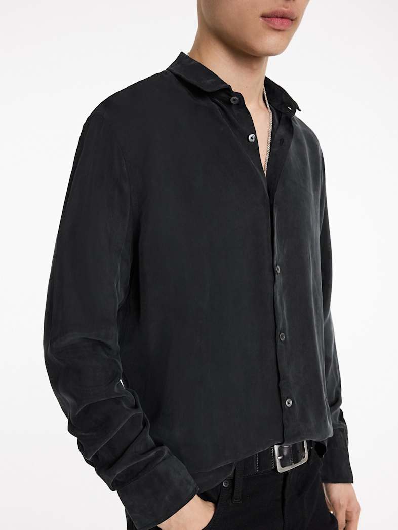 John Varvatos ORCHARD SHIRT Clothing Featured JV ESSENTIALS ORCHARD SHIRT BLACK