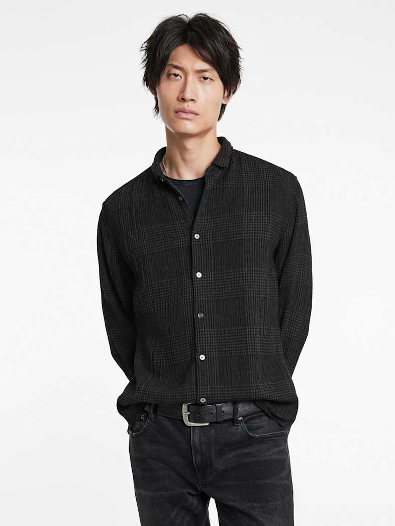 John Varvatos ORCHARD SHIRT Outlet ORCHARD SHIRT CHARCOAL GREY