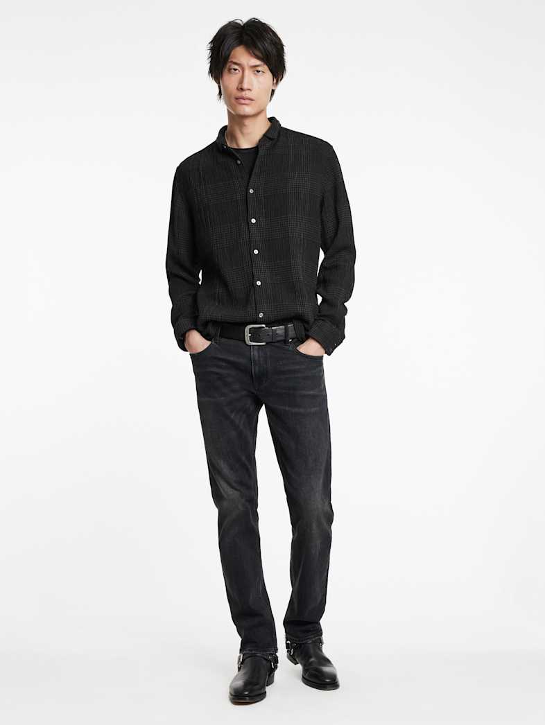 John Varvatos ORCHARD SHIRT Outlet ORCHARD SHIRT CHARCOAL GREY