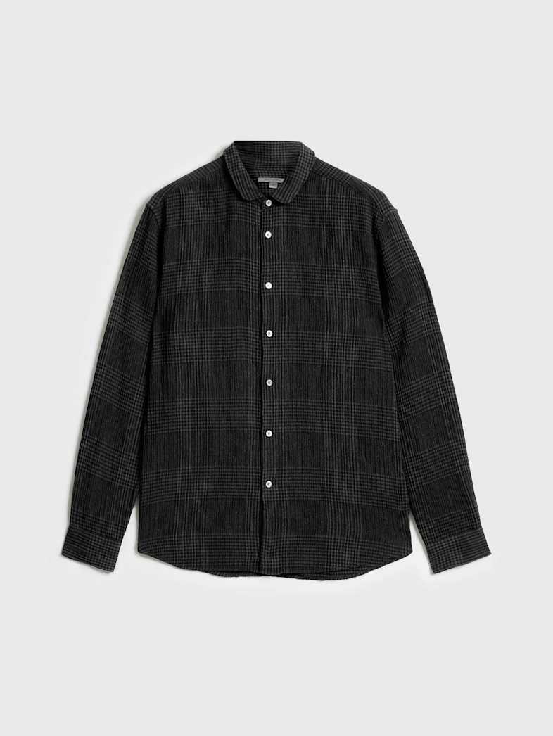 john varvatos ORCHARD SHIRT Outlet ORCHARD SHIRT CHARCOAL GREY