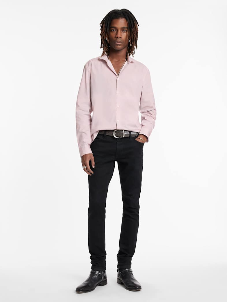 John Varvatos ORCHARD SHIRT Outlet Outlet Tops ORCHARD SHIRT BARN RED