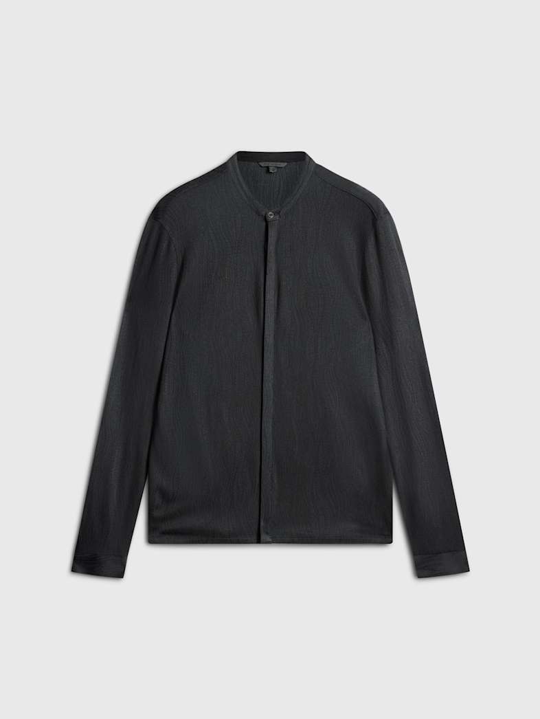 john varvatos OTAVIO SHIRT Outlet Outlet Tops OTAVIO SHIRT BLACK