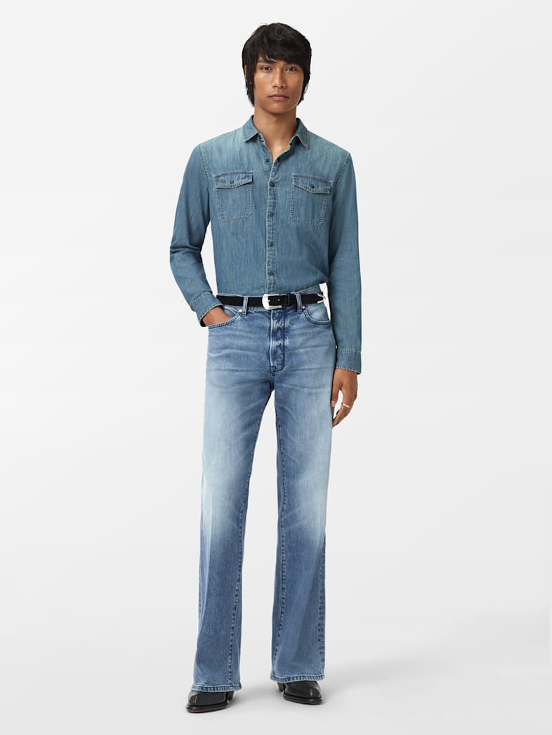 John Varvatos OTTO SHIRT Clothing Tops Shirts OTTO SHIRT AGED