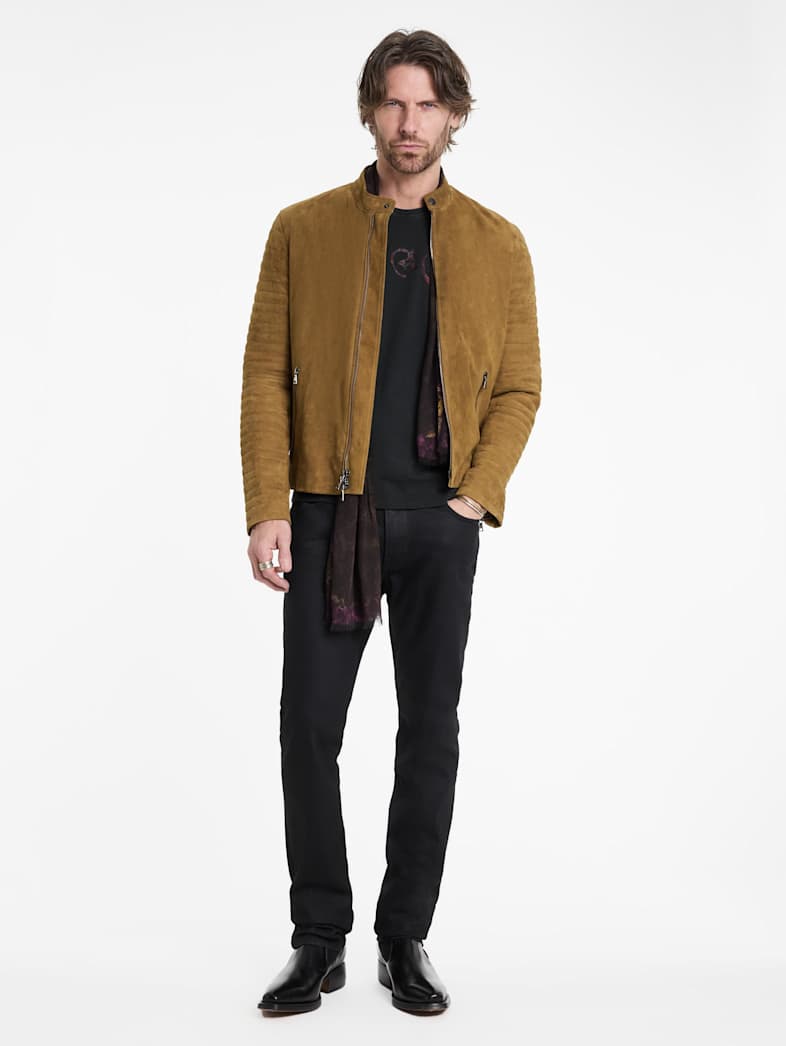 John Varvatos PEACE TEE Outlet Outlet Tops PEACE TEE CHARCOAL