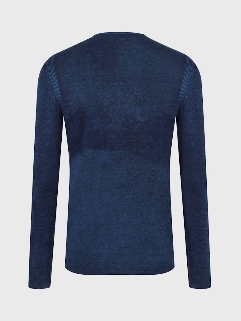 John Varvatos PETE CREW NECK SWEATER Clothing Featured JV ESSENTIALS PETE CREW NECK SWEATER NAVY