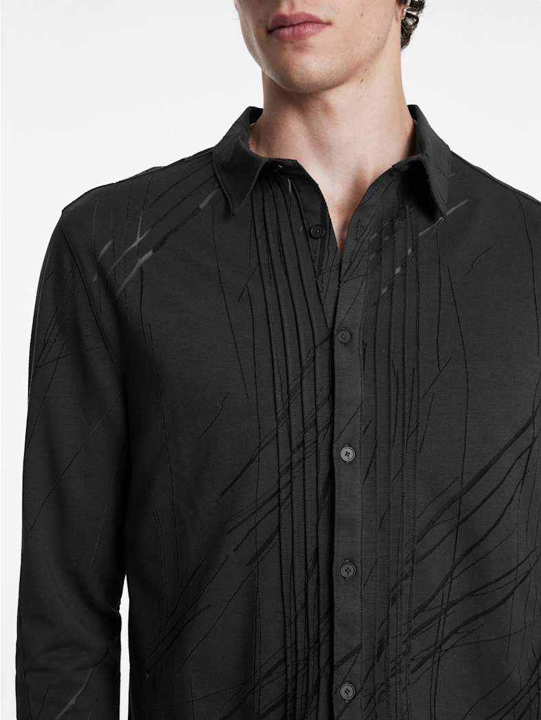 John Varvatos PHOENIX SHIRT Outlet Outlet Tops PHOENIX SHIRT CARBON