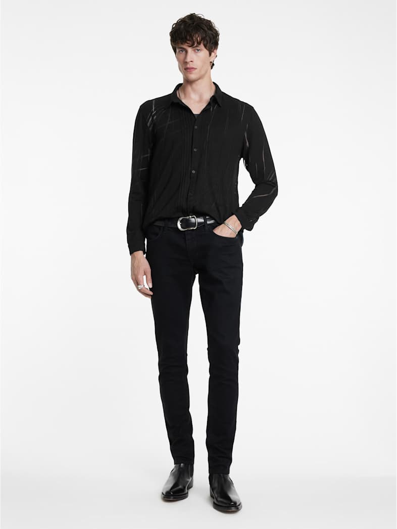 John Varvatos PHOENIX SHIRT Outlet PHOENIX SHIRT BLACK
