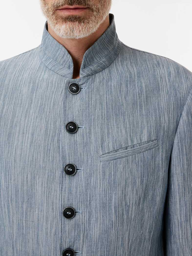 John Varvatos REDWOOD JACKET Clothing Featured Suiting REDWOOD JACKET BLUE MIST