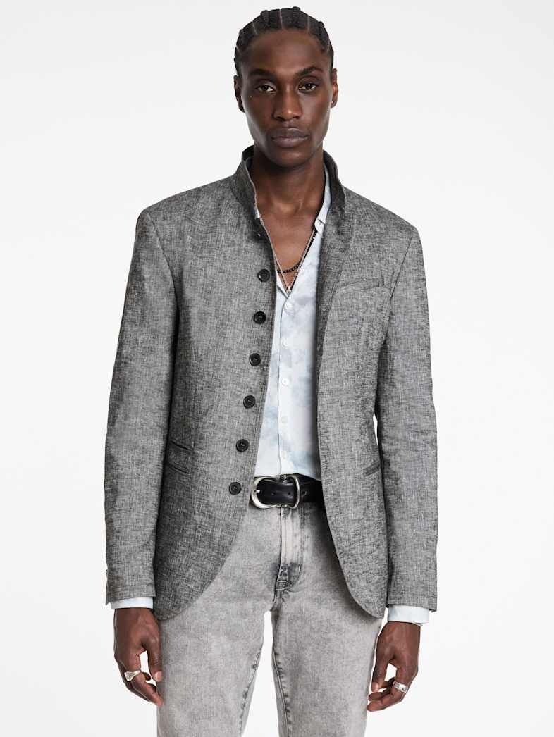 John Varvatos REDWOOD JACKET Outlet Outlet Leather & Outerwear REDWOOD JACKET MED GREY