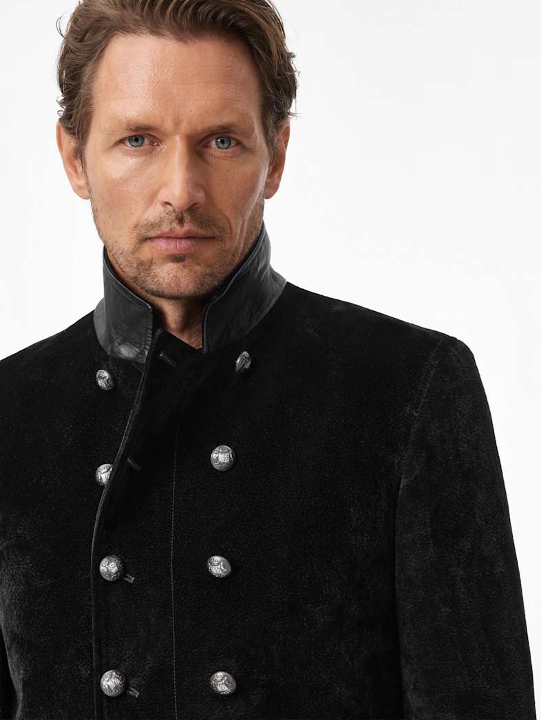 John Varvatos REGAN COAT Clothing Tops Coats And Jackets REGAN COAT BLACK