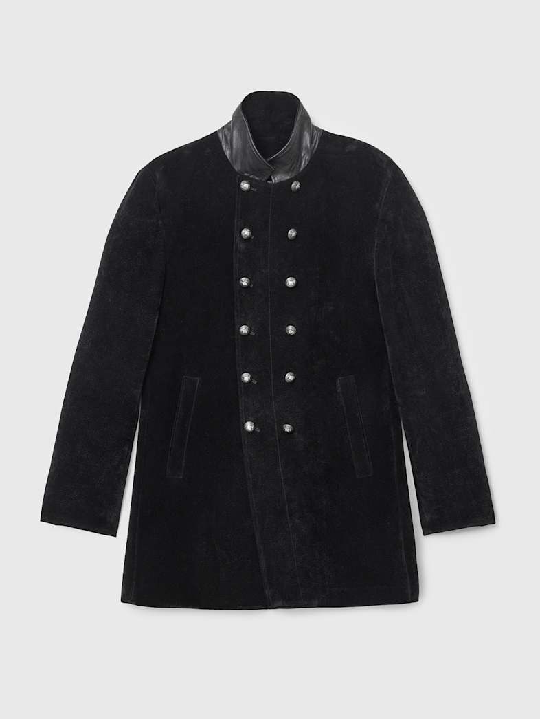 john varvatos REGAN COAT Clothing Tops Coats and Jackets REGAN COAT BLACK