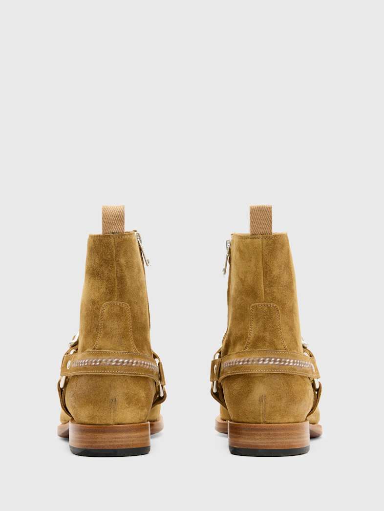 John Varvatos REGENT HARNESS BOOT Outlet Outlet Shoes & Accessories REGENT HARNESS BOOT MILK/TAN