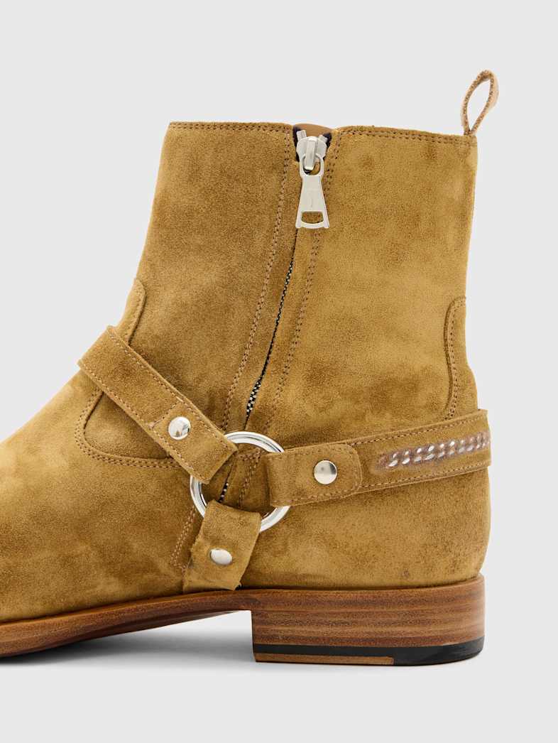 John Varvatos REGENT HARNESS BOOT Outlet Outlet Shoes & Accessories REGENT HARNESS BOOT MILK/TAN