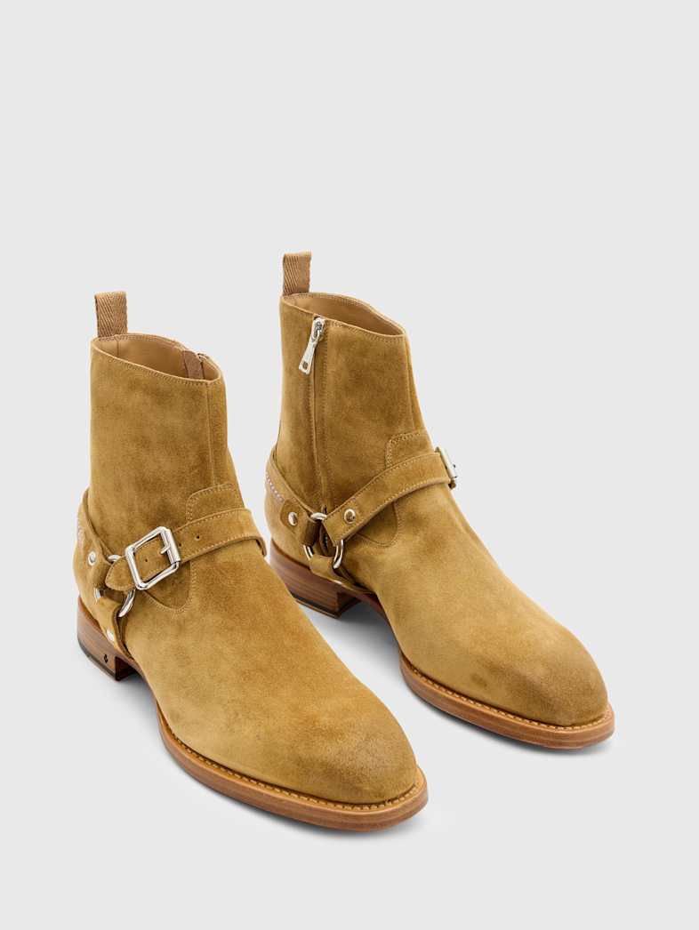 John Varvatos REGENT HARNESS BOOT Outlet Outlet Shoes & Accessories REGENT HARNESS BOOT MILK/TAN