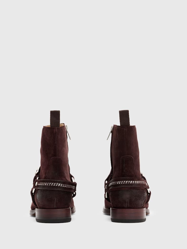 John Varvatos REGENT HARNESS BOOT Outlet REGENT HARNESS BOOT OXBLOOD