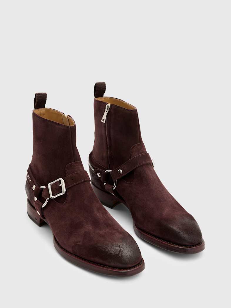 john varvatos REGENT HARNESS BOOT Outlet REGENT HARNESS BOOT OXBLOOD