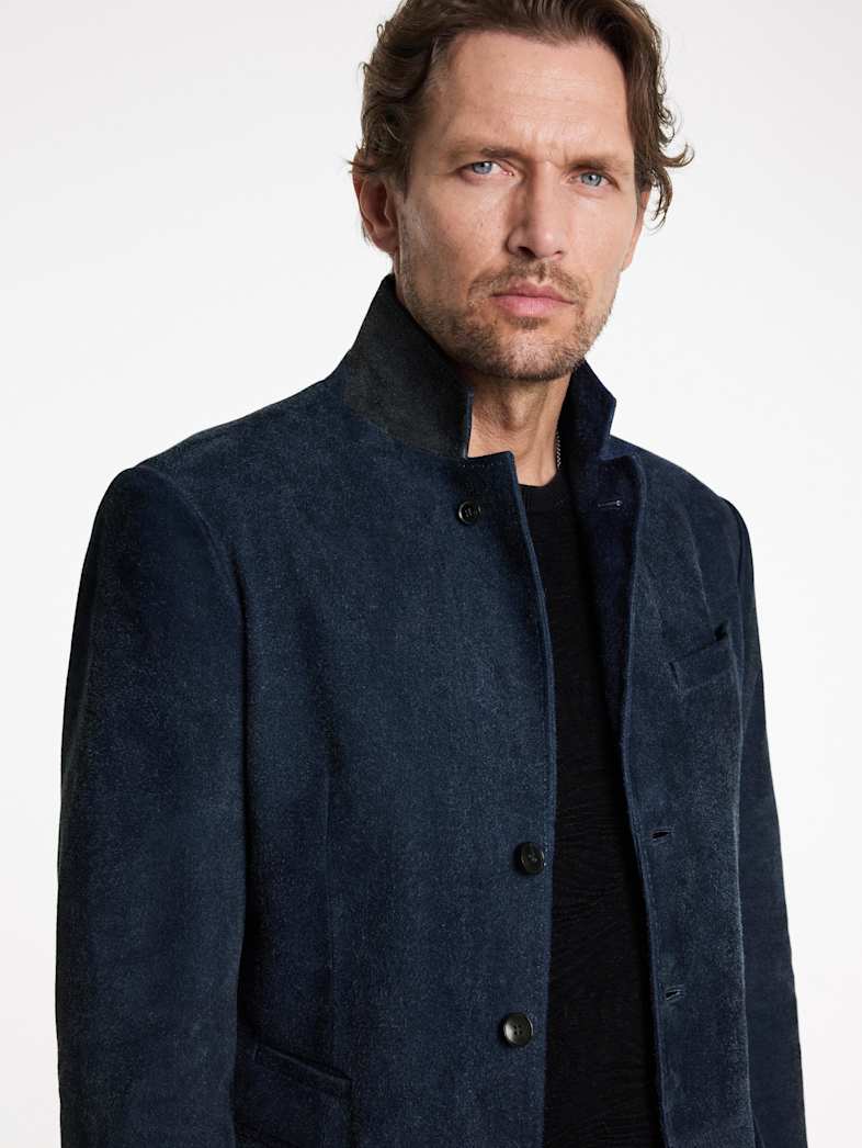 John Varvatos RIND JACKET Outlet Outlet Leather & Outerwear RIND JACKET POWDER BLUE