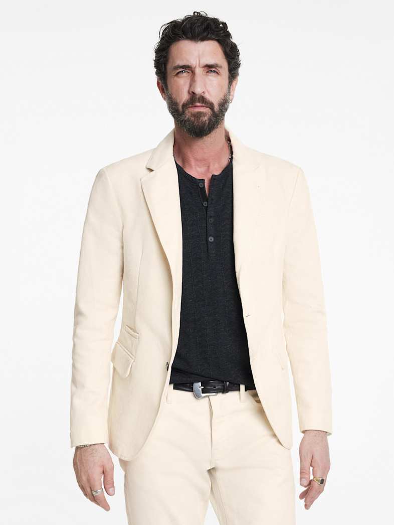 John Varvatos RIND JACKET Outlet Outlet Leather & Outerwear RIND JACKET LINEN