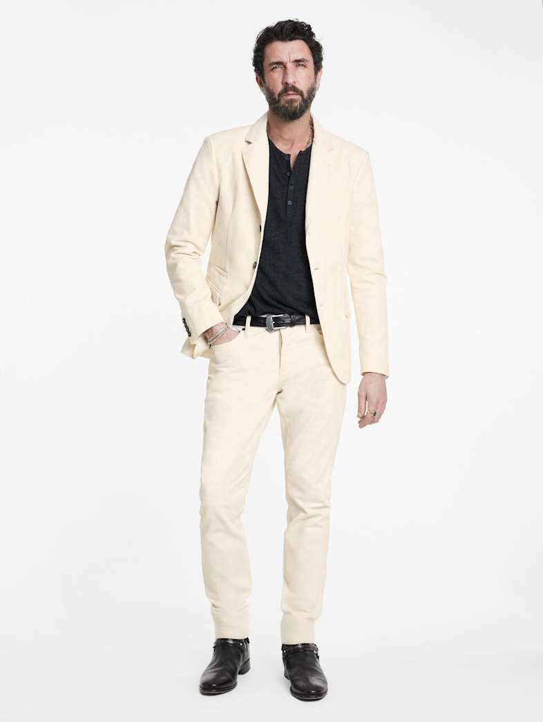 John Varvatos RIND JACKET Outlet Outlet Leather & Outerwear RIND JACKET LINEN