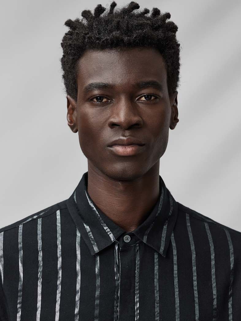 John Varvatos RODNEY SHIRT Clothing Tops Shirts RODNEY SHIRT BLACK