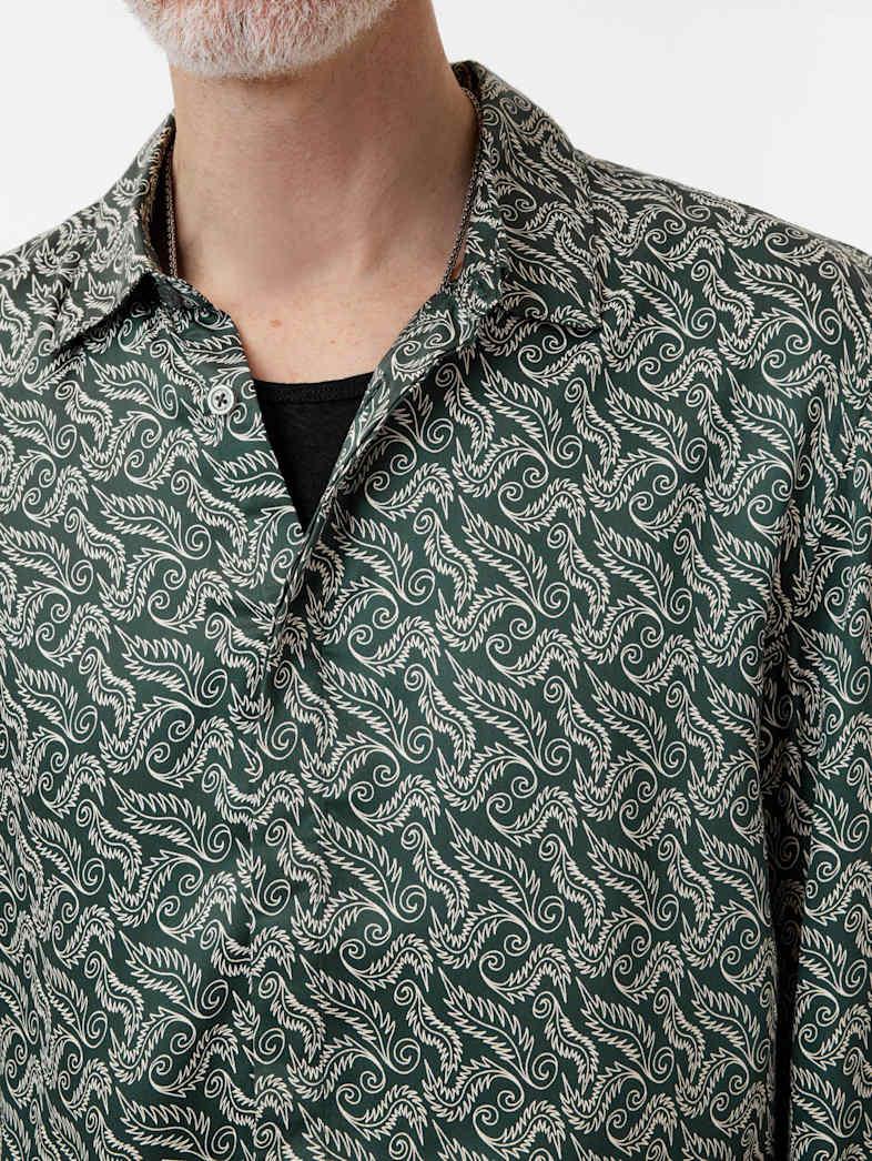 John Varvatos RODNEY SHIRT Clothing Tops Shirts RODNEY SHIRT MOSS